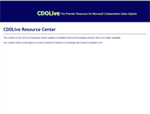 Tablet Screenshot of cdolive.com